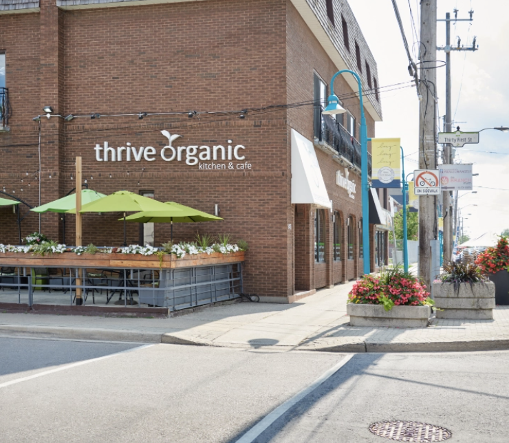 Thrive organic storefront